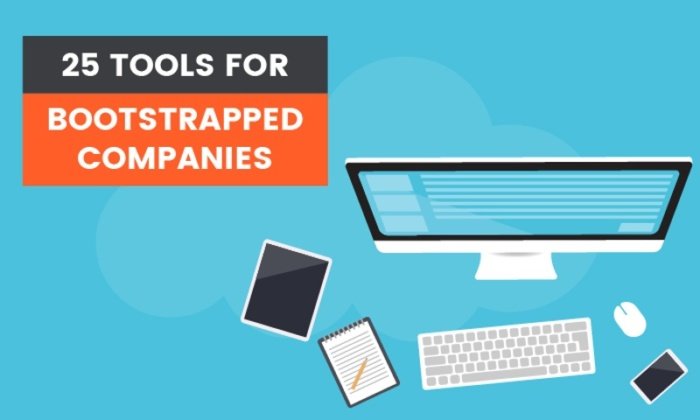 bootstrapped company tools