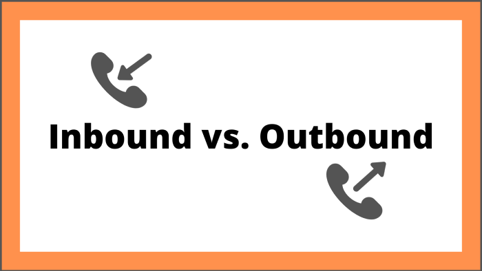 Call tracking metrics for inbound vs. outbound calsl