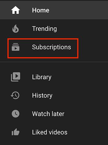 youtube sidebar subscription box